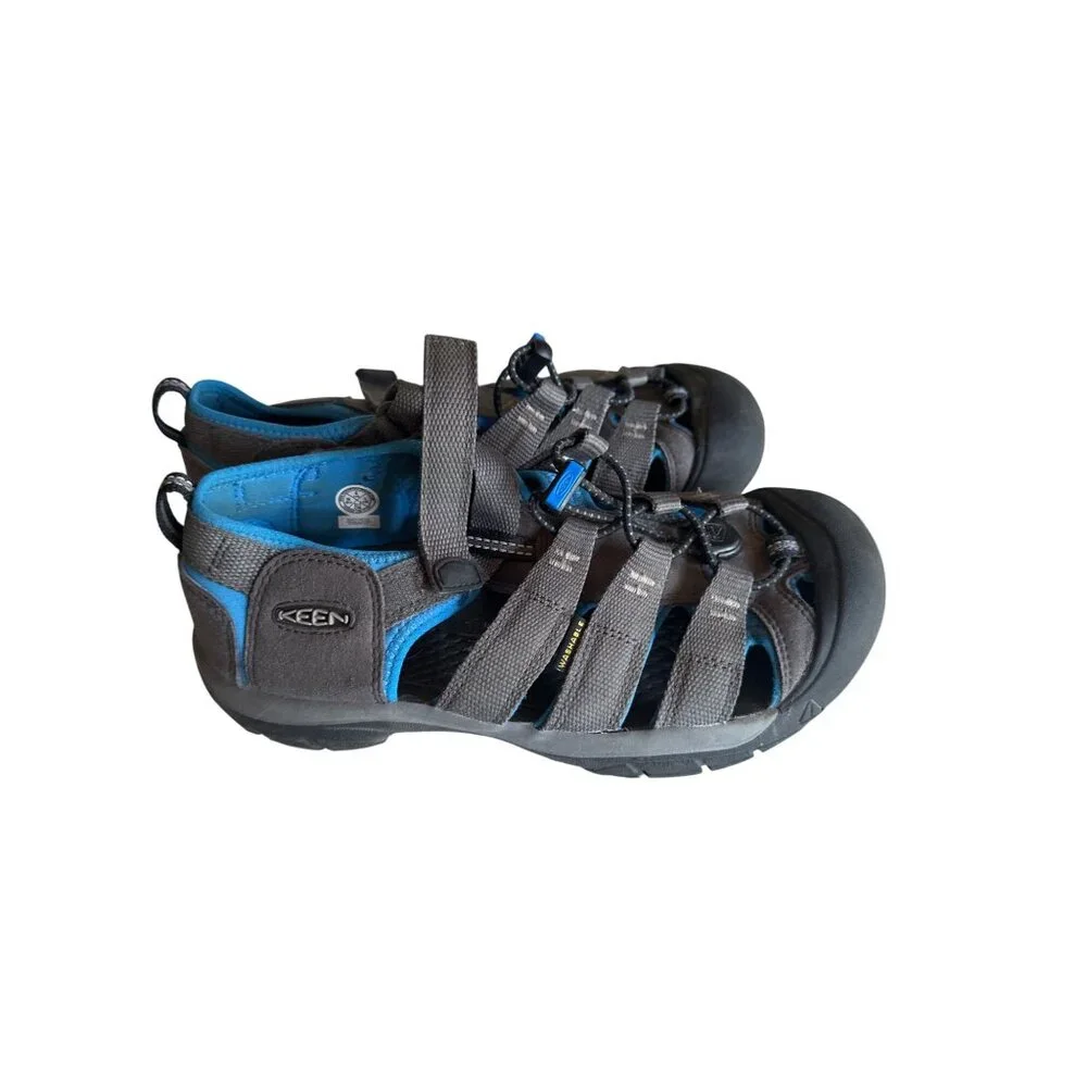 Keen Kids Newport H2 Sandals Gray/Blue Size‎ 4 US/36 EU Water-Friendly Shoes